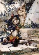 Baron Antoine-Jean Gros Arab Guards on the Watch oil painting on canvas